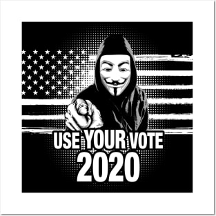 Use Your Vote in 2020 Posters and Art